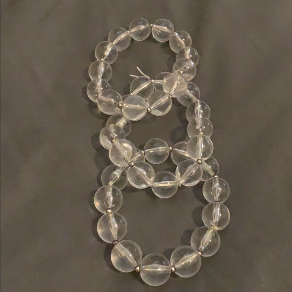 Bourbon & bowetie inspired stretchy set 3 bracelet